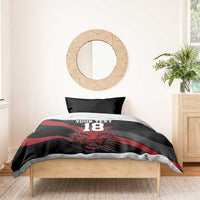 Custom South Korea Football Bedding Set Taegeuk Warriors Spirit - Wonder Print Shop