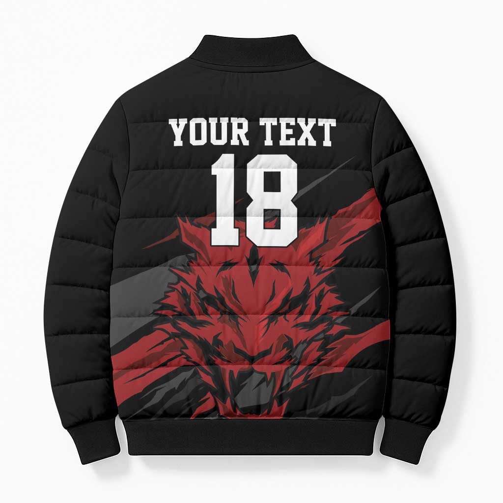 Custom South Korea Football Bomber Puffer Jacket Taegeuk Warriors Spirit - Wonder Print Shop