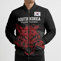 Custom South Korea Football Bomber Puffer Jacket Taegeuk Warriors Spirit - Wonder Print Shop