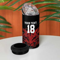 Custom South Korea Football 4 in 1 Can Cooler Tumbler Taegeuk Warriors Spirit - Wonder Print Shop