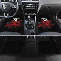 Custom South Korea Football Car Mats Taegeuk Warriors Spirit - Wonder Print Shop