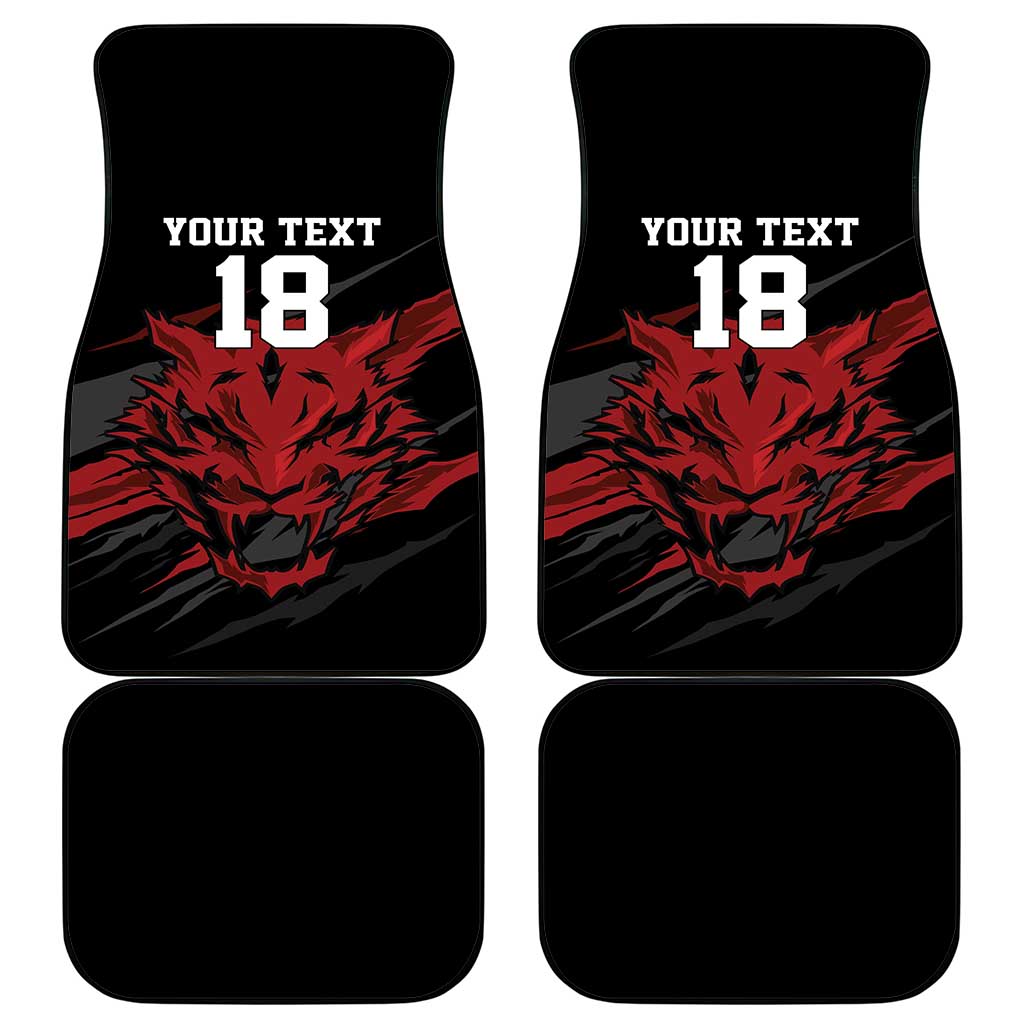 Custom South Korea Football Car Mats Taegeuk Warriors Spirit - Wonder Print Shop