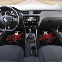 Custom South Korea Football Car Mats Taegeuk Warriors Spirit - Wonder Print Shop