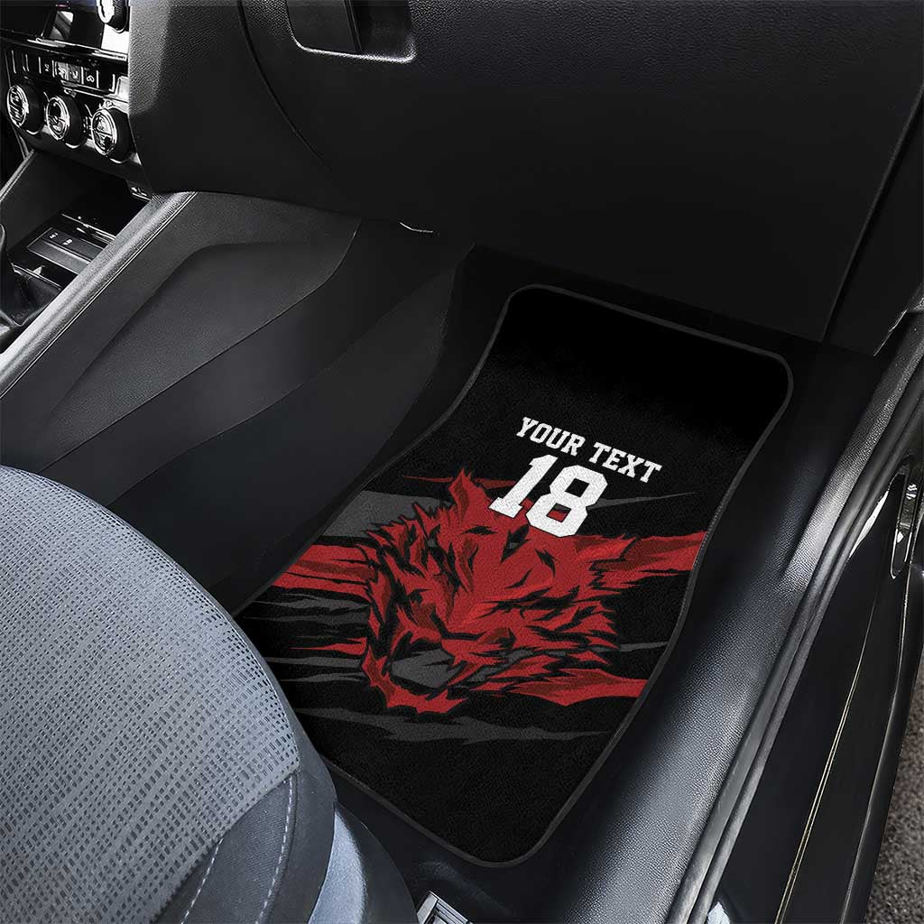 Custom South Korea Football Car Mats Taegeuk Warriors Spirit - Wonder Print Shop