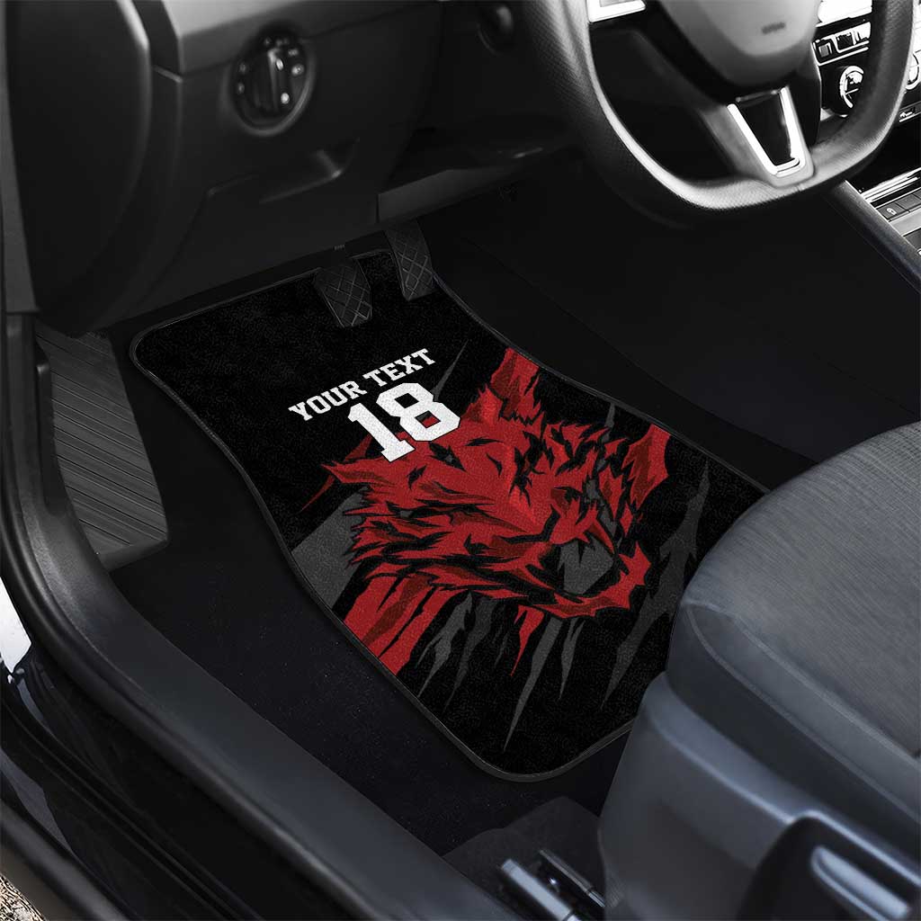 Custom South Korea Football Car Mats Taegeuk Warriors Spirit - Wonder Print Shop