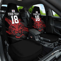 Custom South Korea Football Car Seat Cover Taegeuk Warriors Spirit - Wonder Print Shop