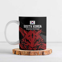 Custom South Korea Football Ceramic Mug Taegeuk Warriors Spirit - Wonder Print Shop