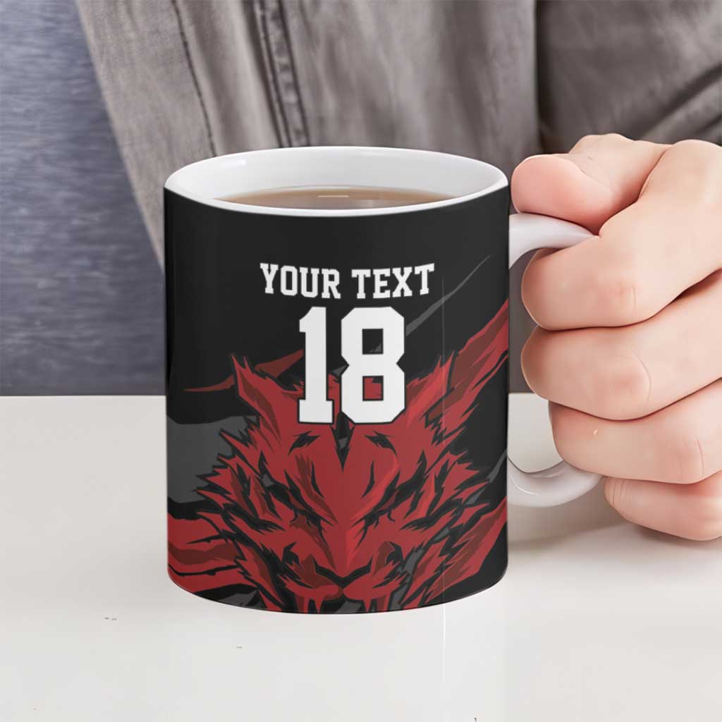 Custom South Korea Football Ceramic Mug Taegeuk Warriors Spirit - Wonder Print Shop