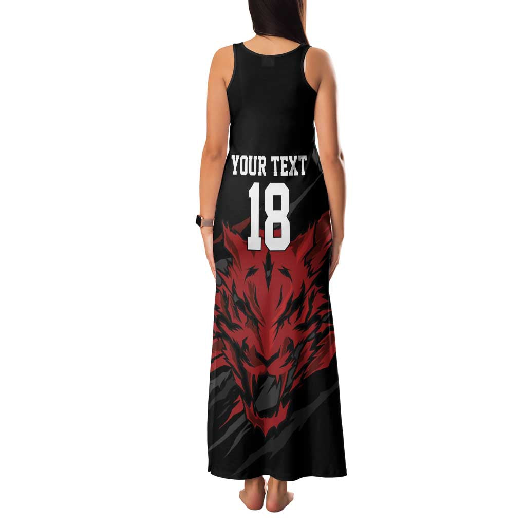 Custom South Korea Football Family Matching Tank Maxi Dress and Hawaiian Shirt Taegeuk Warriors Spirit - Wonder Print Shop