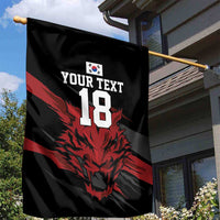 Custom South Korea Football Garden Flag Taegeuk Warriors Spirit - Wonder Print Shop