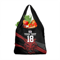 Custom South Korea Football Grocery Bag Taegeuk Warriors Spirit - Wonder Print Shop