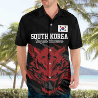 Custom South Korea Football Hawaiian Shirt Taegeuk Warriors Spirit - Wonder Print Shop