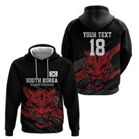 Custom South Korea Football Hoodie Taegeuk Warriors Spirit - Wonder Print Shop