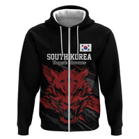 Custom South Korea Football Hoodie Taegeuk Warriors Spirit - Wonder Print Shop