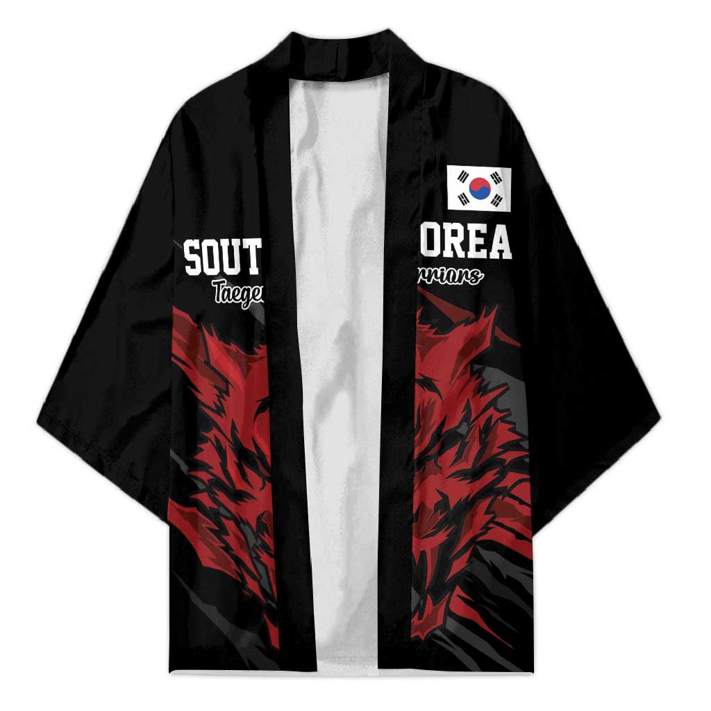 Custom South Korea Football Kimono Taegeuk Warriors Spirit - Wonder Print Shop