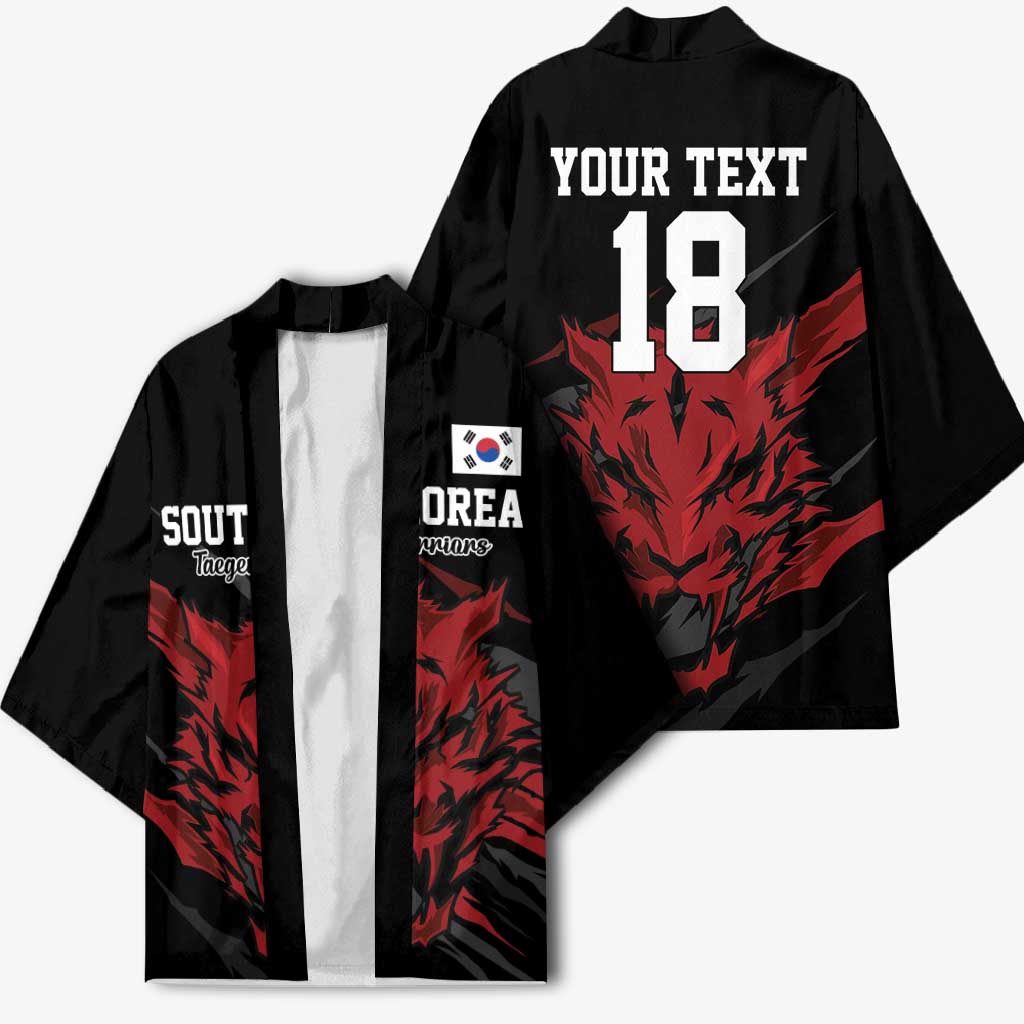 Custom South Korea Football Kimono Taegeuk Warriors Spirit - Wonder Print Shop