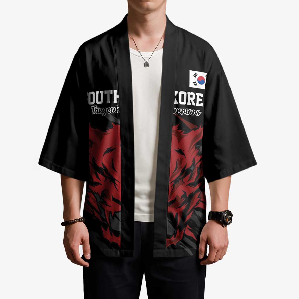 Custom South Korea Football Kimono Taegeuk Warriors Spirit - Wonder Print Shop