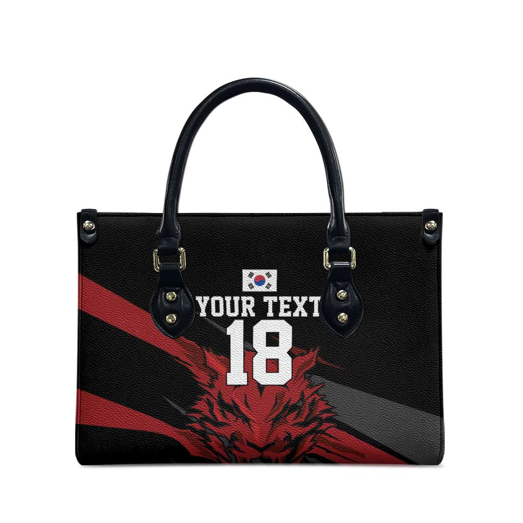 Custom South Korea Football Leather Bag Taegeuk Warriors Spirit - Wonder Print Shop
