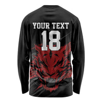 Custom South Korea Football Long Sleeve Shirt Taegeuk Warriors Spirit - Wonder Print Shop