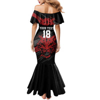 Custom South Korea Football Mermaid Dress Taegeuk Warriors Spirit - Wonder Print Shop