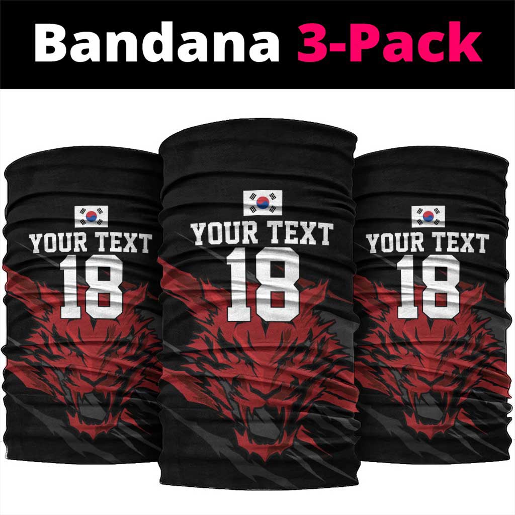 Custom South Korea Football Neck Gaiter Taegeuk Warriors Spirit - Wonder Print Shop