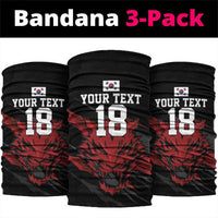 Custom South Korea Football Neck Gaiter Taegeuk Warriors Spirit - Wonder Print Shop