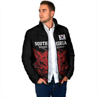 Custom South Korea Football Padded Jacket Taegeuk Warriors Spirit - Wonder Print Shop