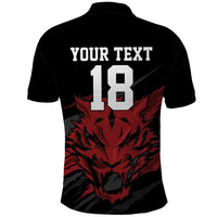 Custom South Korea Football Polo Shirt Taegeuk Warriors Spirit - Wonder Print Shop