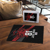 Custom South Korea Football Puzzle Taegeuk Warriors Spirit - Wonder Print Shop