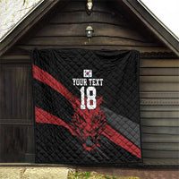 Custom South Korea Football Quilt Taegeuk Warriors Spirit - Wonder Print Shop