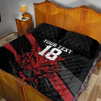 Custom South Korea Football Quilt Bed Set Taegeuk Warriors Spirit - Wonder Print Shop
