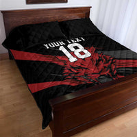 Custom South Korea Football Quilt Bed Set Taegeuk Warriors Spirit - Wonder Print Shop