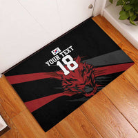 Custom South Korea Football Rubber Doormat Taegeuk Warriors Spirit - Wonder Print Shop