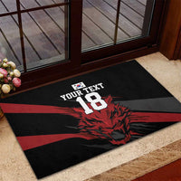 Custom South Korea Football Rubber Doormat Taegeuk Warriors Spirit - Wonder Print Shop