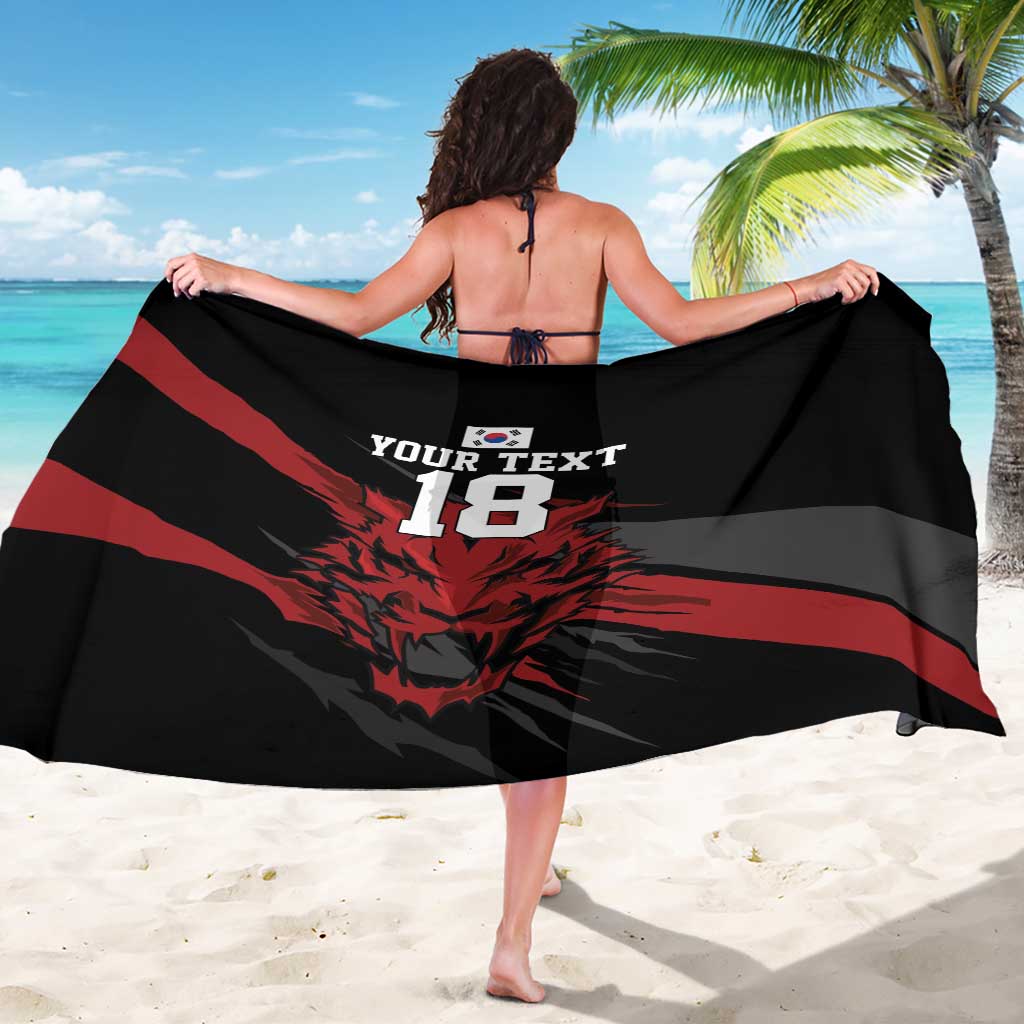 Custom South Korea Football Sarong Taegeuk Warriors Spirit - Wonder Print Shop