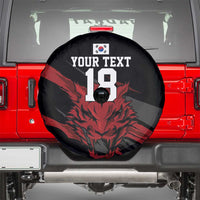 Custom South Korea Football Spare Tire Cover Taegeuk Warriors Spirit - Wonder Print Shop