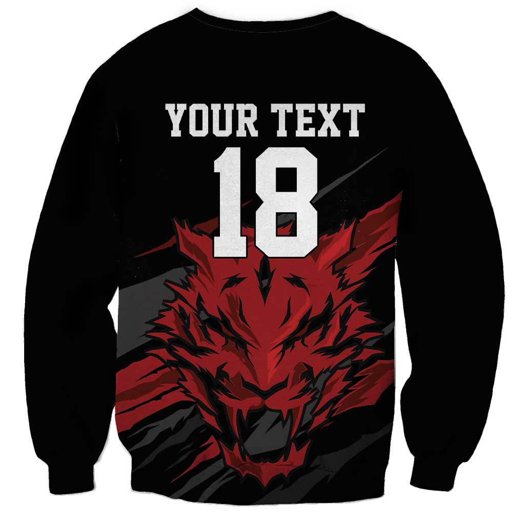 Custom South Korea Football Sweatshirt Taegeuk Warriors Spirit - Wonder Print Shop