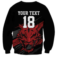 Custom South Korea Football Sweatshirt Taegeuk Warriors Spirit - Wonder Print Shop