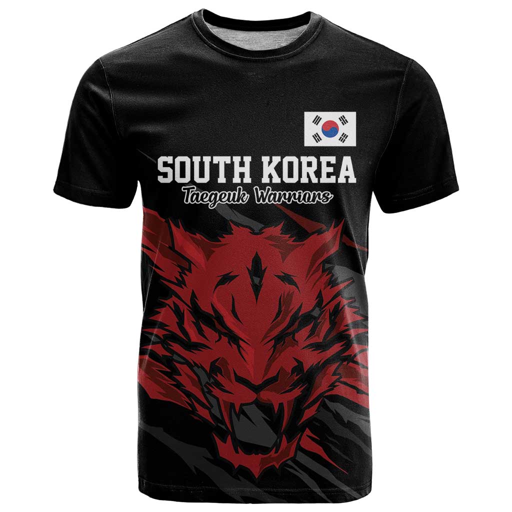 Custom South Korea Football T Shirt Taegeuk Warriors Spirit - Wonder Print Shop