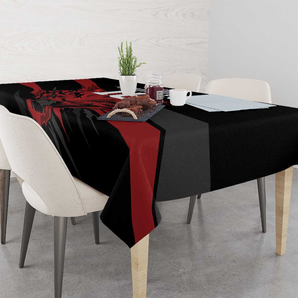 Custom South Korea Football Tablecloth Taegeuk Warriors Spirit - Wonder Print Shop