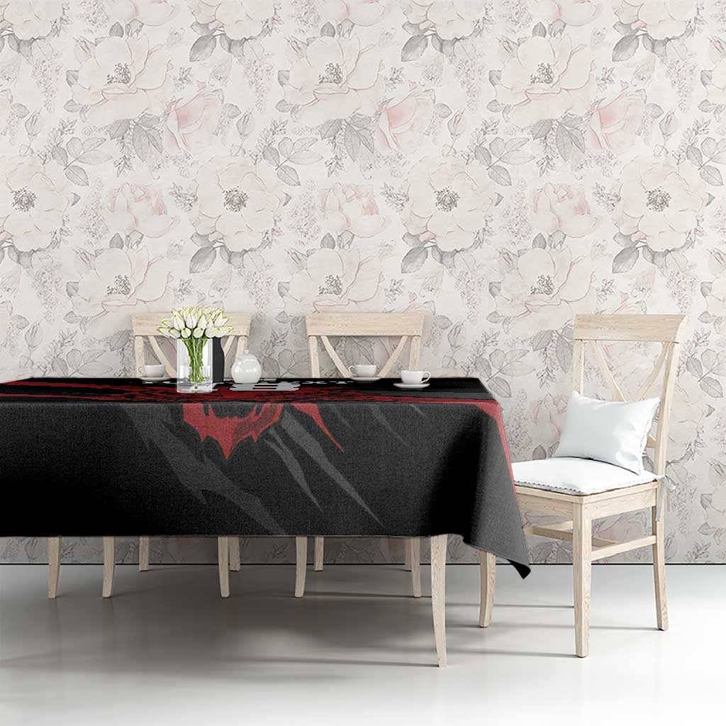 Custom South Korea Football Tablecloth Taegeuk Warriors Spirit - Wonder Print Shop