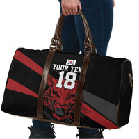 Custom South Korea Football Travel Bag Taegeuk Warriors Spirit - Wonder Print Shop