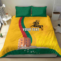 Personalized Lithuania Independence Restoration Day Bedding Set Gediminas Tower Flag Style