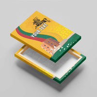 Personalized Lithuania Independence Restoration Day Canvas Wall Art Gediminas Tower Flag Style