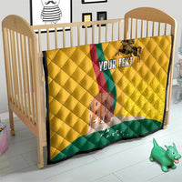 Personalized Lithuania Independence Restoration Day Quilt Gediminas Tower Flag Style