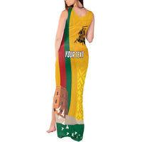 Personalized Lithuania Independence Restoration Day Tank Maxi Dress Gediminas Tower Flag Style