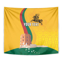 Personalized Lithuania Independence Restoration Day Tapestry Gediminas Tower Flag Style