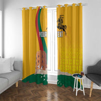 Personalized Lithuania Independence Restoration Day Window Curtain Gediminas Tower Flag Style