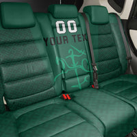 Custom Lithuania Football Back Car Seat Cover Vytis Lithuanian Lietuva Green Version