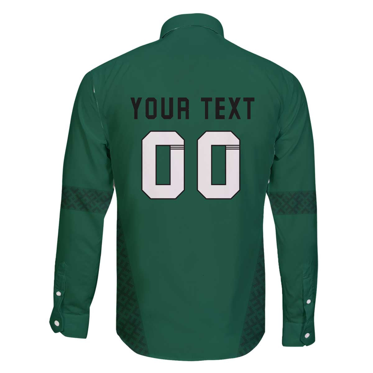 Custom Lithuania Football Family Matching Off The Shoulder Long Sleeve Dress and Hawaiian Shirt Vytis Lithuanian Lietuva Green Version